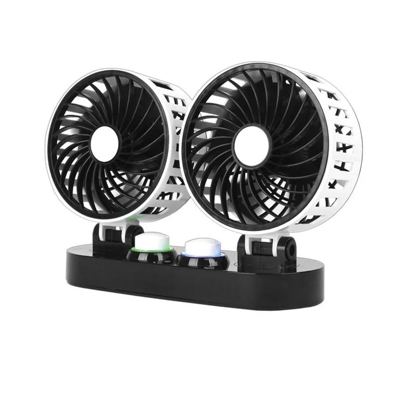 LTC Dual USB-fläkt 2x5 "12V med kontroll