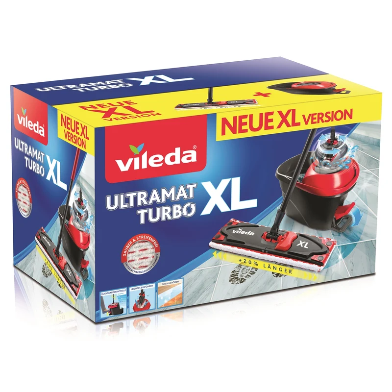 VILEDA roterande mopp Flat Ultramax Turbo XL 42CM!