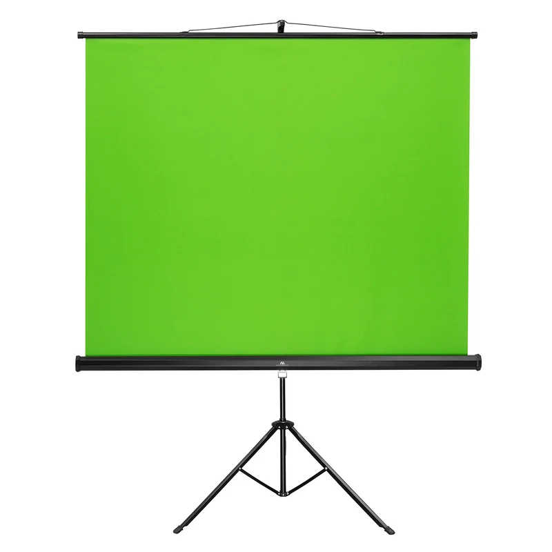 Maclean green screen på stativ, 92", 150x180cm, höjdjusterbar, MC-931
