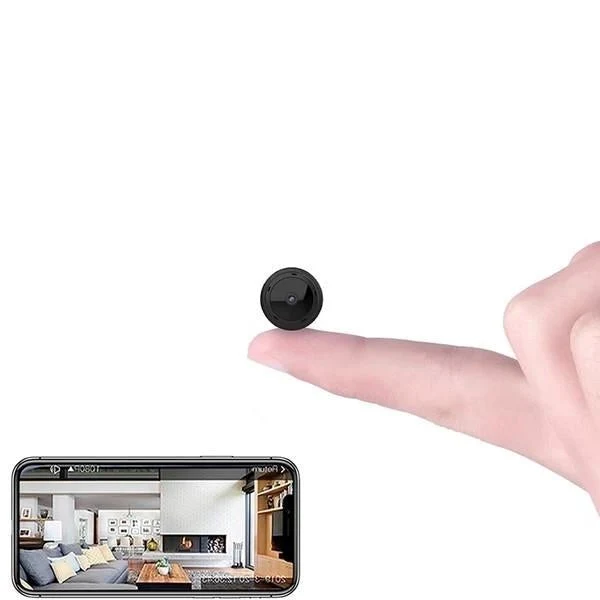 Mini WiFi Kamera 1080P HD IR Nattseende Hemsäkerhetskamera Babyövervakning