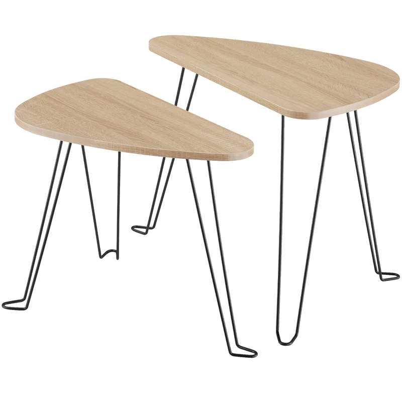 Tectake Coffee Tables Richmond, Industrial Wood