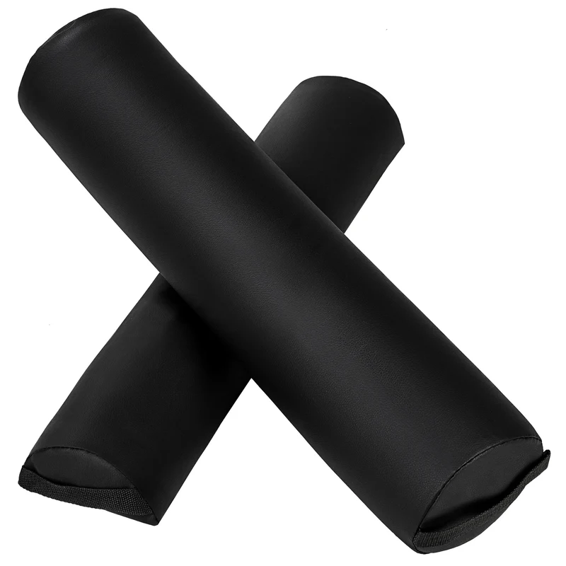 Massage Bolster Set, Full roll and half roll, Black