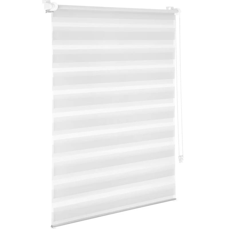 Tectake Double Roller Blind with Clamp-Fix Mounting, Adjustable Size