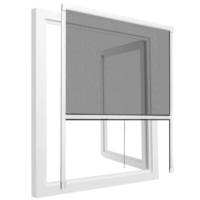 Tectake Fly Screen Roller Blind 110 x 160cm