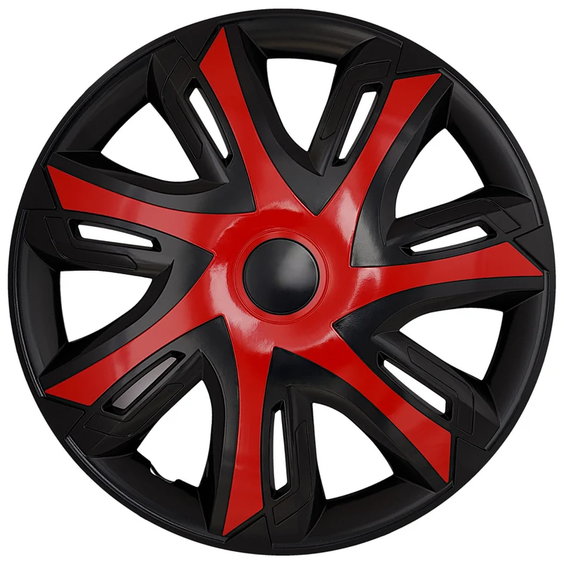 Universella bilhjulskåpor 16'' NRM N-Power röd/svart, 4 st