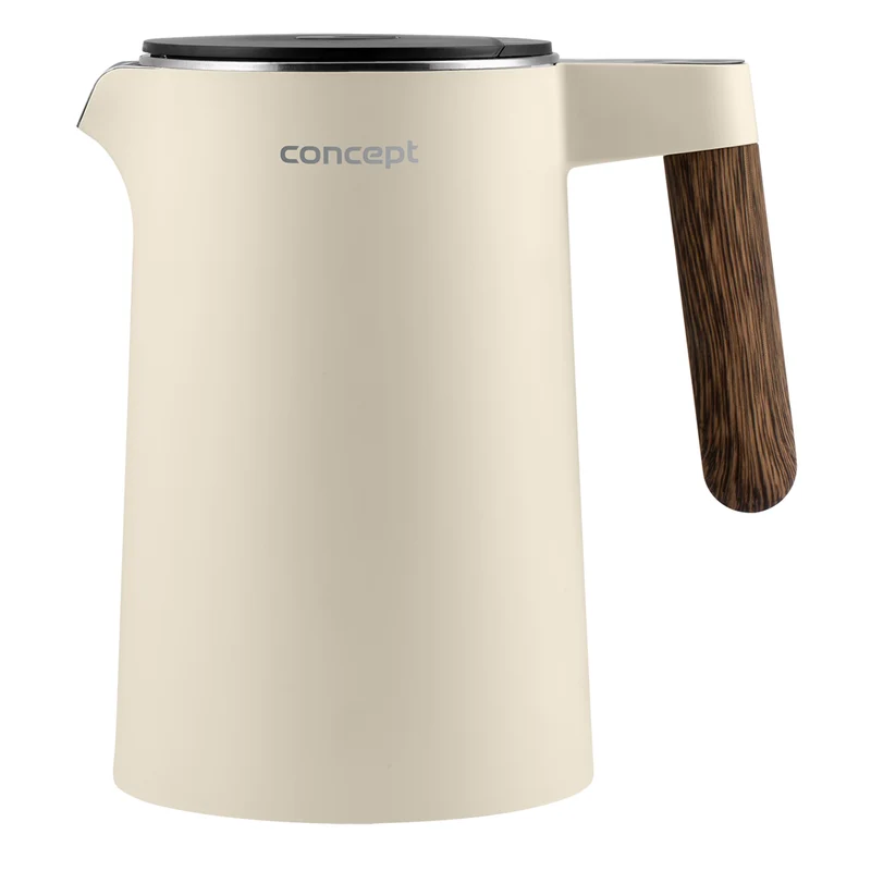 Concept Norwood Vattenkokare I Rostfritt Stål Med Temperaturkontroll 45/60/70/85/90/95/100°C KEEP WARM-Funktion 1,5L 1850-2200 W (Vanilj)