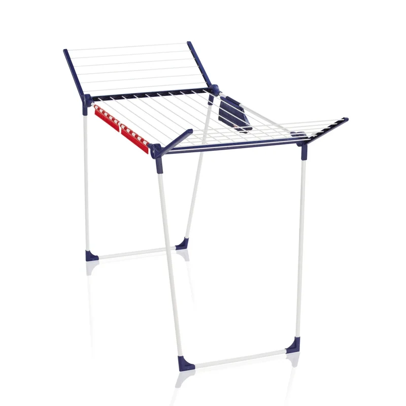 Torkställ Pegasus 180 Solid Plus Leifheit, linlängd 18 m, stabila parallella ben, väderbeständig, 2 klädhängare, 81510