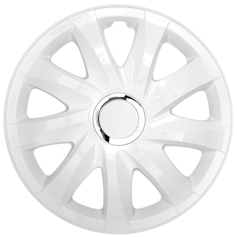 Universal hjulkapsel 13'' NRM Drift vita, 4-pack