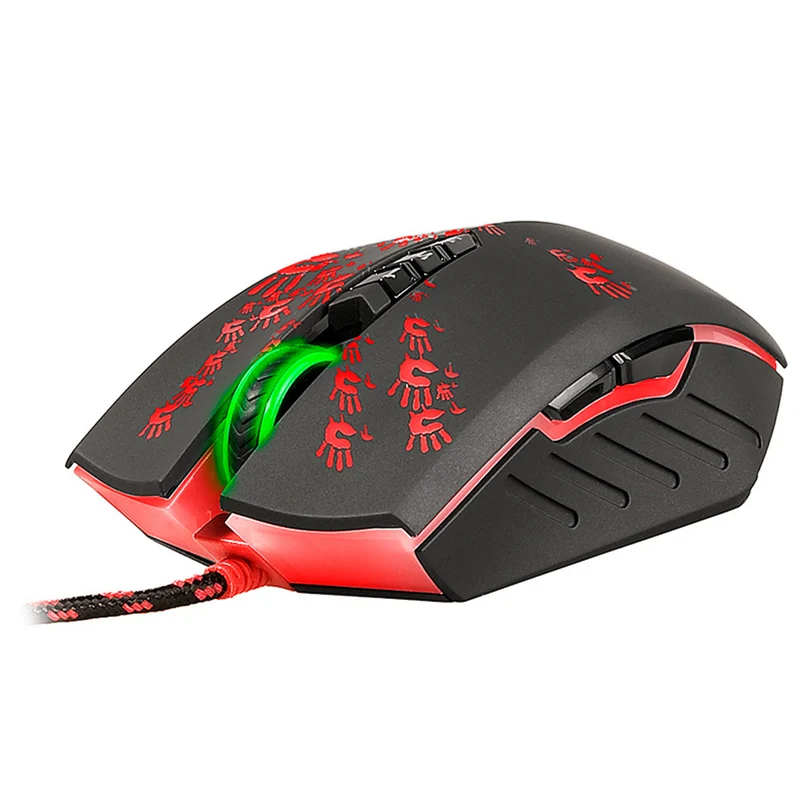 Spelmus A4TECH, 6200 DPI, RGB-bakgrundsbelysning, BLOODY Blazing A60 (Aktiverad)