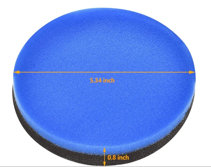 Genuine Bissell 2763, 2763-2, 2486, 2252, 24899, 2254 Pre Motor Filter - Replaces Febreze Filter 1214, 12141 #160-1972