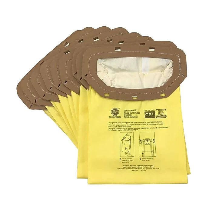 Hoover Open Collar Shake Out Allergen Vacuum Bag, Type CB-1 , 10/pk - AH10231