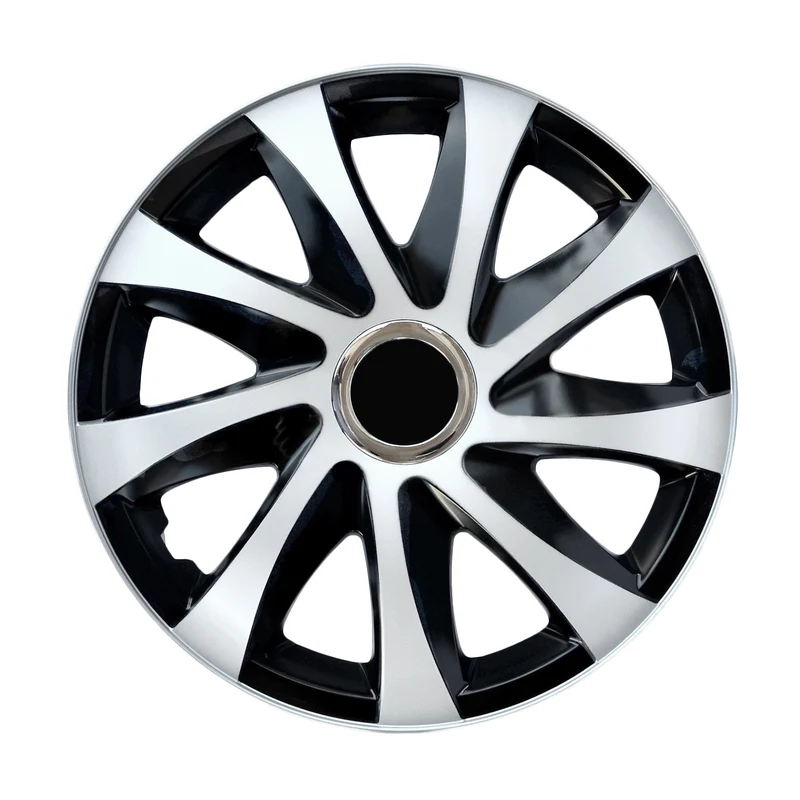 Universal navkapslar 15" NRM DRIFT Extra vit/svart 4 st