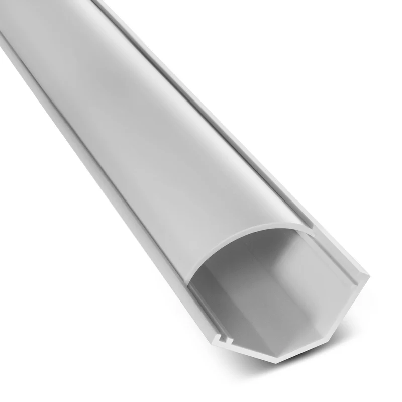 Maskeringslist Maclean, Kabelkanal, Med tejp, Vit, 1,5m 73*42mm, MCTV-577