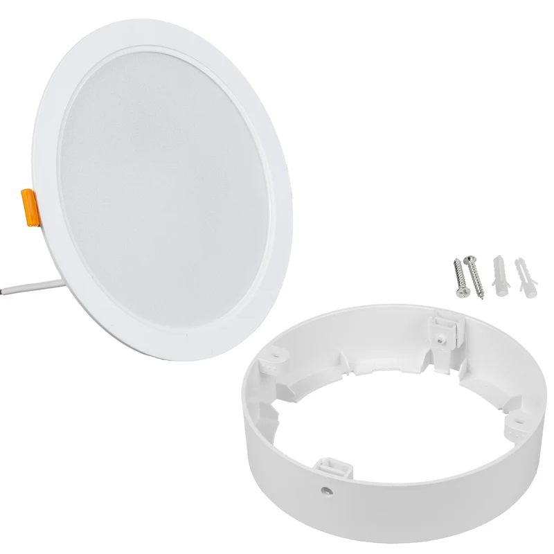 Maclean LED-takpanel, infälld montering SLIM, 18W, neutralvit 4000K, 170*26mm, 1800 lm, MCE372 R + adapter för ytmontering MCE377 R