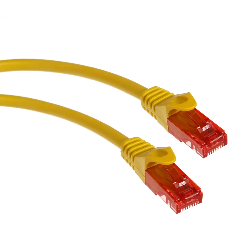 LAN nätverkskabel pr. ethernet RJ45 UTP cat6 0.5m Maclean MCTV-300 Y