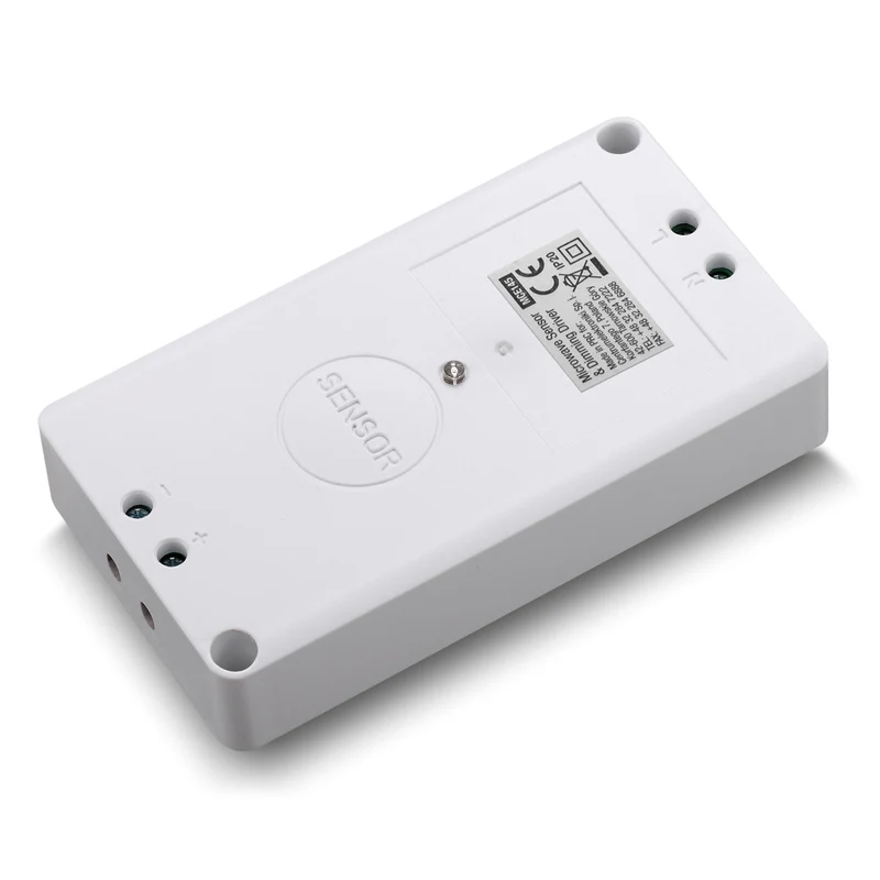 Maclean mikrovågsrörelsedetektor, Led strömförsörjning med dimmer, Räckvidd 2m-8m, MCE145 W