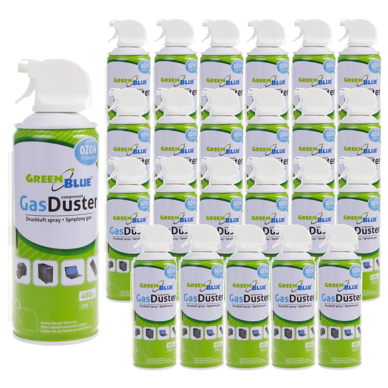 GreenBlue GB400 tryckluft 400ml pistolförstärkare - pistolspray, 24 st