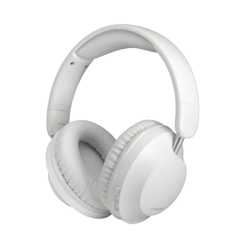 Concept SoundJoy trådlösa in-ear hörlurar, upp till 45 timmars uppspelningstid, Bluetooth 6.0, snabbladdning, aktiv brusreducering upp till 18dB, vit, HS4081