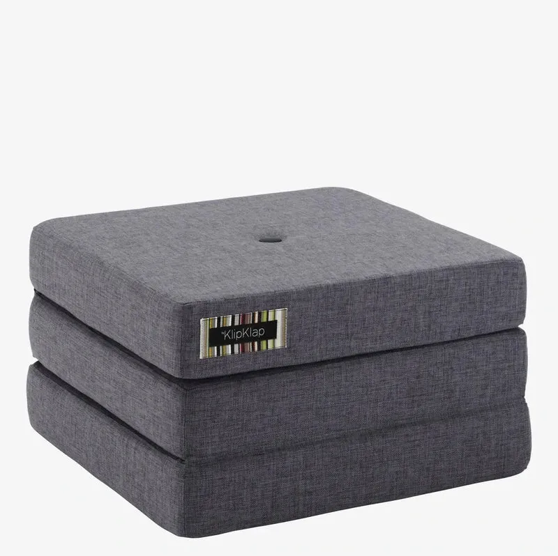By KlipKlap KK 3 Fold Single Blue Grey w. Grey