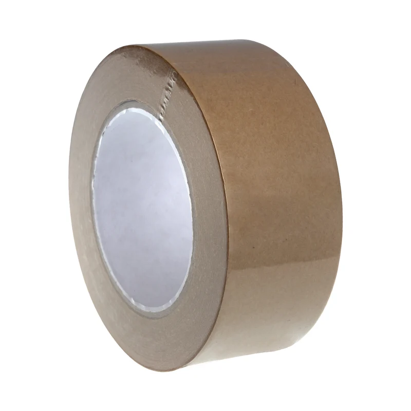 Packtejp av kraftpapper 48 mm 50 m miljövänlig brun