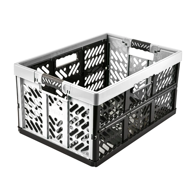 Plastkorg ljus silver Keeeper upp till 50 kg