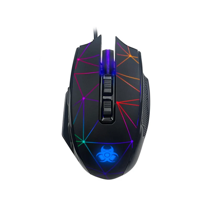 Tracer gamingmus, RGB-bakgrundsbelyst, 7200 DPI, Space