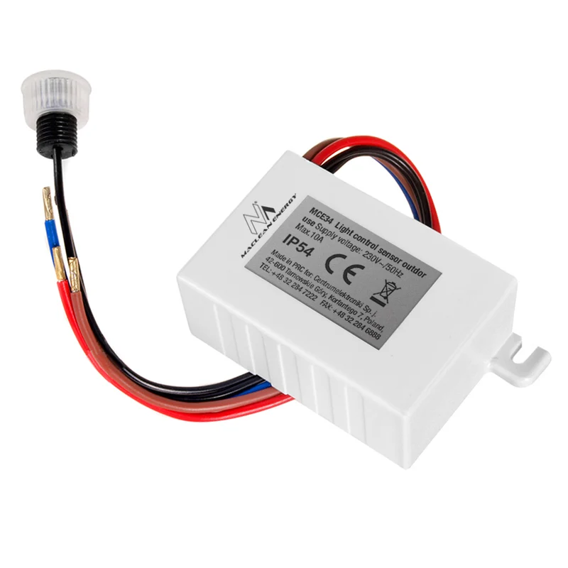 Maclean skymningssensor, med extern sond, max. 2300W, MCE34