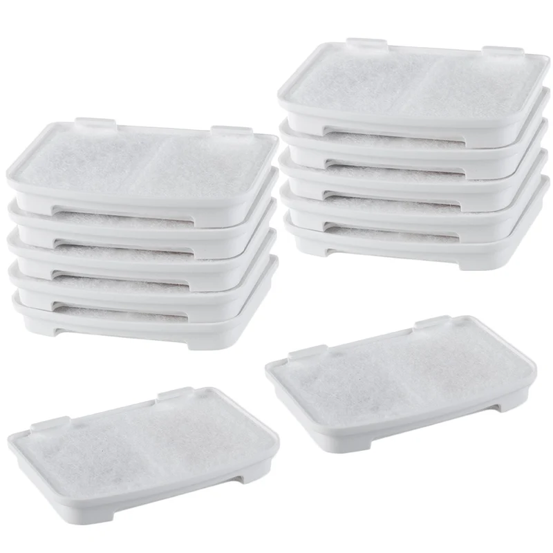 Set med 12 filter för GreenBlue automatisk vattendispenser för husdjur, GB394