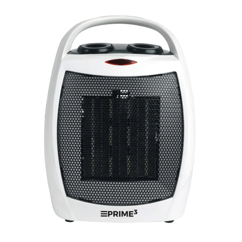 PRIME3 SFH61 1500W Fläkt Värmevärmare För Rum Upp till 15 m² Elvärmare 2 Värmelägen Varm- Och Kallfläkt Fläkt Tyst Drift Ner Till 50 dB