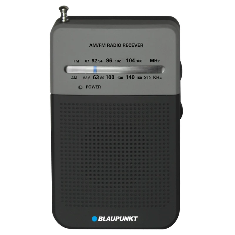 Radio Blaupunkt, bärbar, FM/AM, teleskopantenn, PR3BK