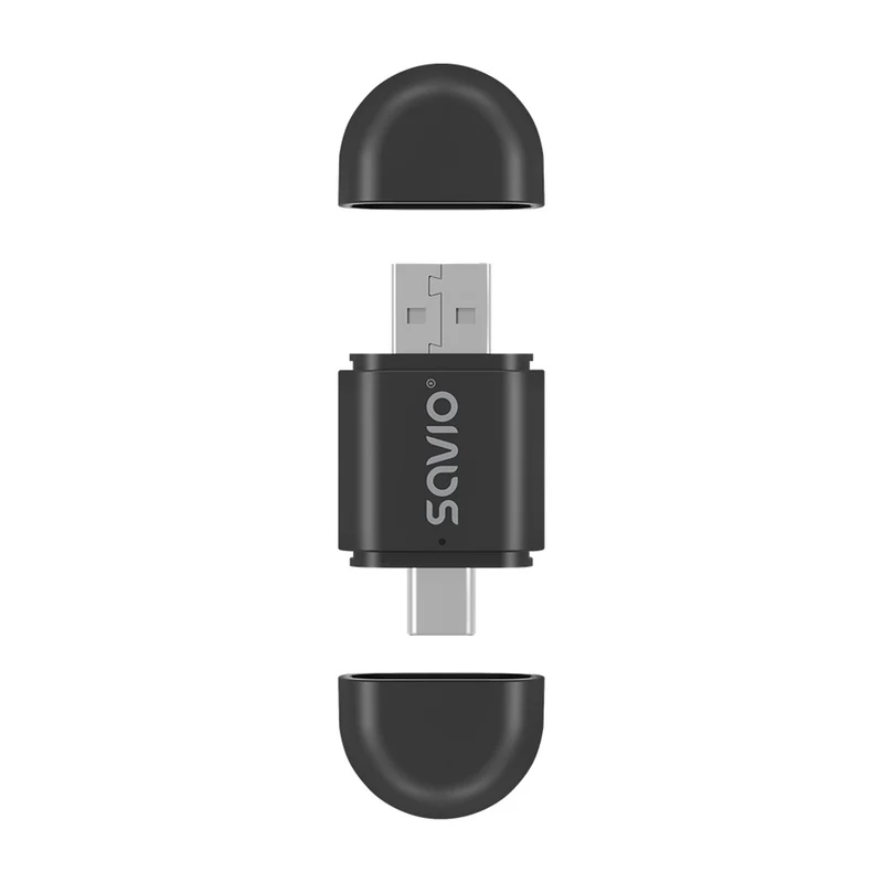 Bezprzewodowy adapter Savio, CarPlay, Android Auto, Bluetooth, Wi-Fi, SAVTR-17