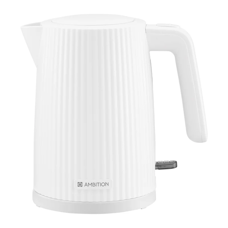 Vattenkokare 1,7 l Curly, effekt 2200W, vit AMBITION ELECTRO