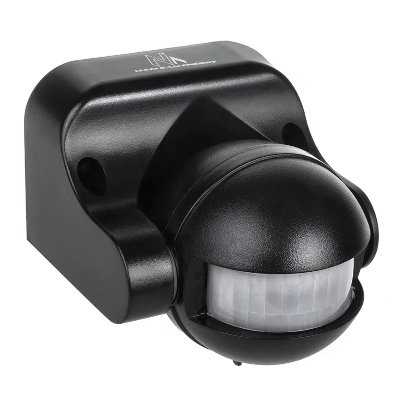Maclean MCE358 Infraröd Rörelsesensor 180° PIR Rörelsesensor Med Skymningssensor Infraröd IP44 För Inomhus Och Utomhus Upp Till 12m Räckviddsbelastning 300/1200W