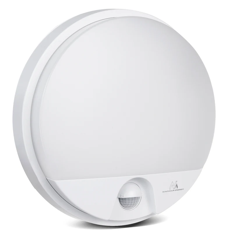 Infraröd rörelsedetektor LED-lampa MCE291 W 1100lm 15W IP54 Maclean Energy färg vit