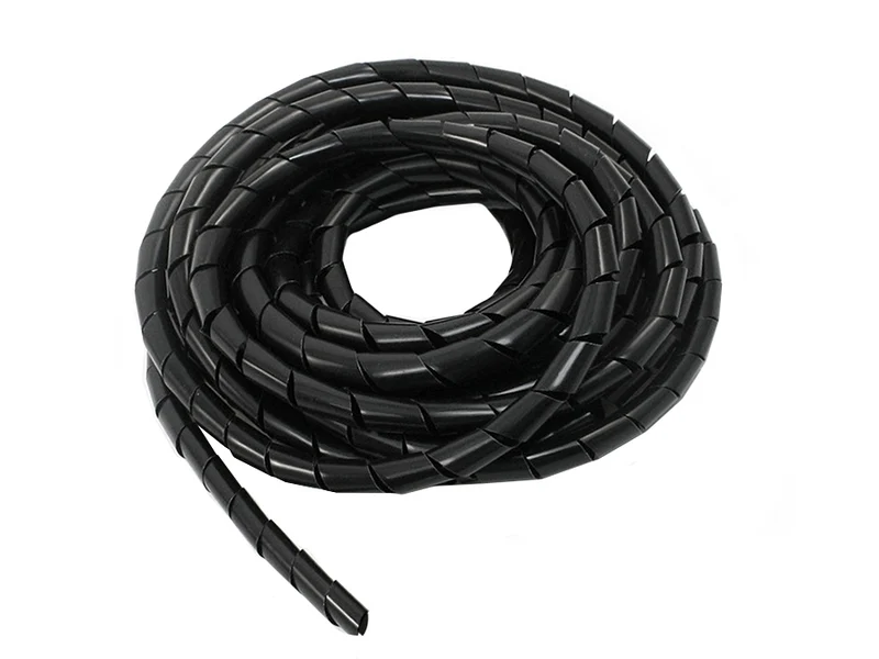 Maclean Kabelskydd, (8,7*10mm), 3m, svart spiral, MCTV-685 B