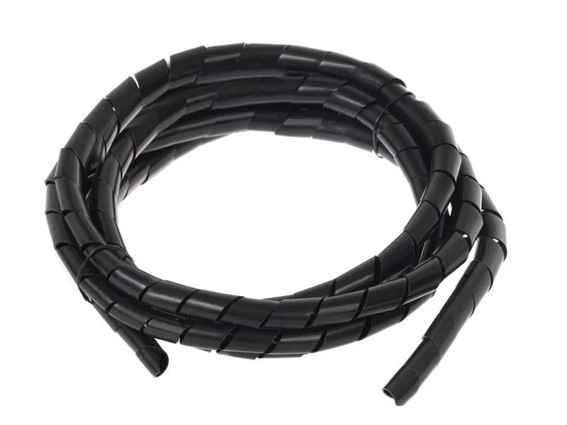 Kabelhylsa (20,4 * 22 mm) 3 m spiral svart Maclean MCTV-687 B.