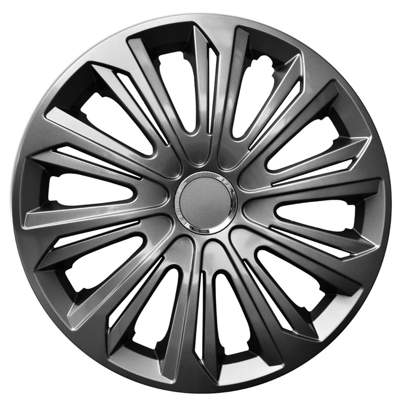 NRM STRONG 15" universalnavkapslar grafitlackerade 4 st