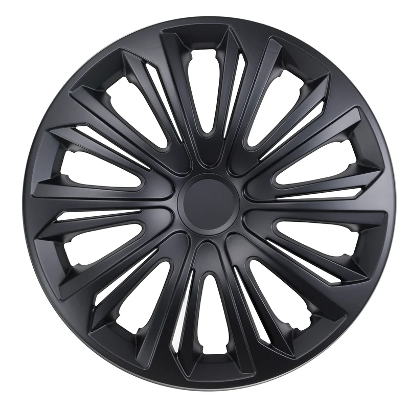 Universal navkapslar 14" NRM STRONG svart matt 4 st