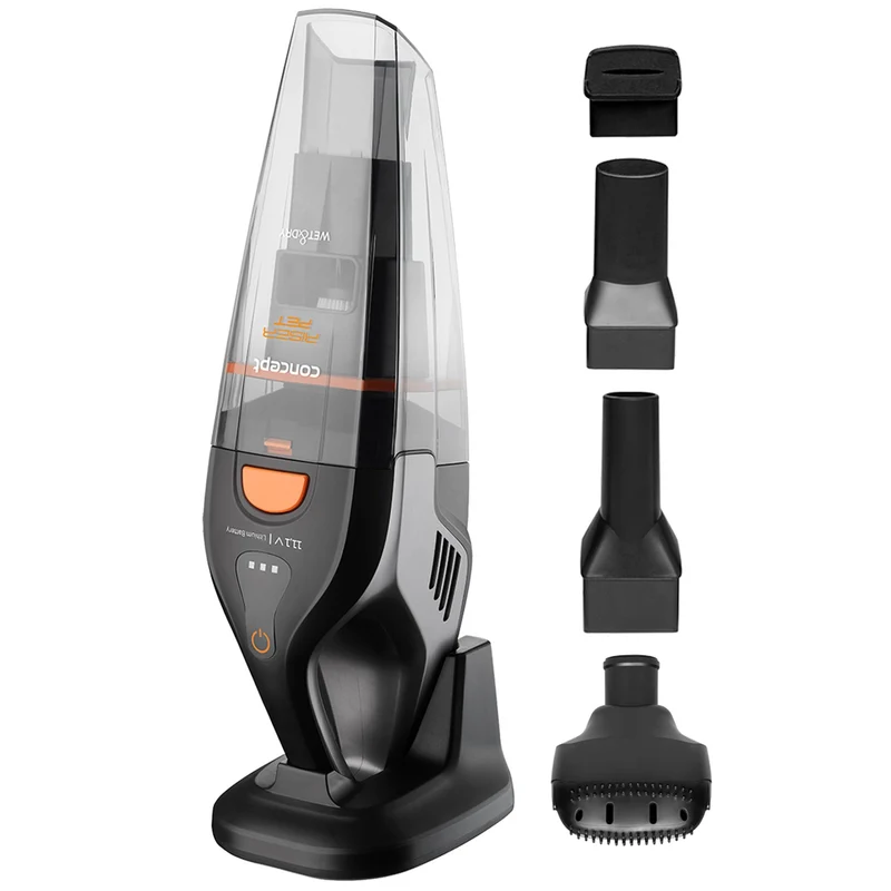 Handdammsugare Concept VP4351 för våt- och torrsugning, batteri 11,1 V, 2200 mAh, HEPA-filter
