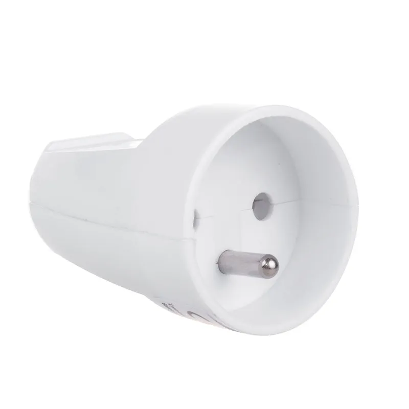 Maclean MCE331 E-Typ Skyddskontakt Fransk (Utan Skyddskontakt) Jordad Plint Plast Max 4000 W 16 A 250 V