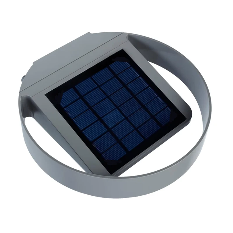 GreenBlue GB130 LED 3W cirkulär solcellslampa för vägg