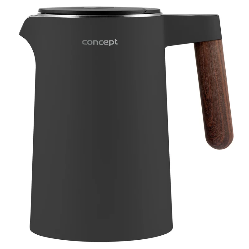 Concept Norwood Vattenkokare I Rostfritt Stål Med Temperaturkontroll 45/60/70/85/90/95/100°C KEEP WARM-Funktion 1,5L 1850-2200 W Svart