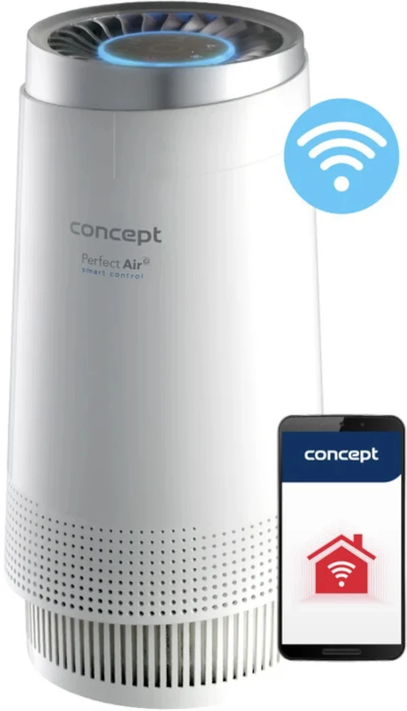 Concept CA1010 Luftrenare Perfect Air Smart Med Tre Nivåer Av Luftfiltrering