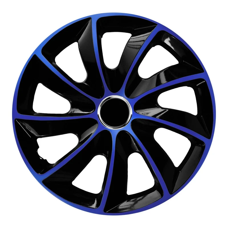 NRM EXTRA STIG BLUE BLACK 15" navkapslar 4 stycken