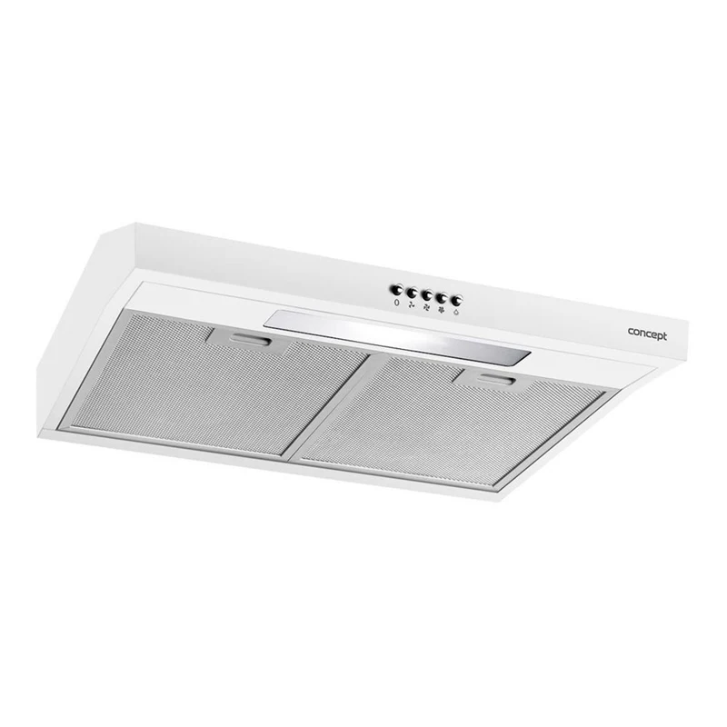 60cm koncept OPP1260WH under skåp huva tunn vit LED