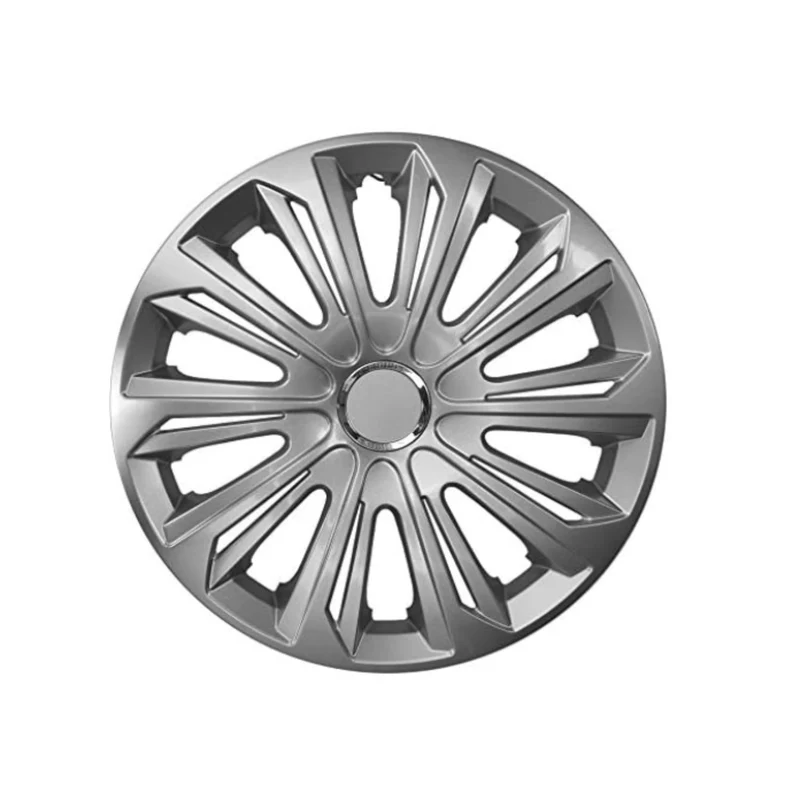 NRM STRONG SILVER LACQUERED navkapslar i silver 16" - 4 stycken