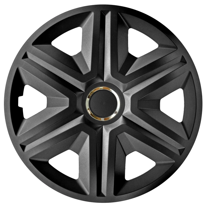 16" NRM FAST GRAPHITE PAINTED navkapslar 4 stycken - grafitfärg