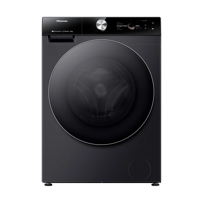 Hisense Washing Machine, 12KG, 1400 Rpm -A+++ – WF7S1247BB