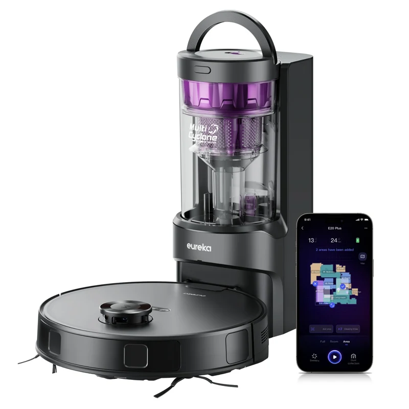 Eureka E20 Plus Robot Vacuum with Bagless Self Emptying Station