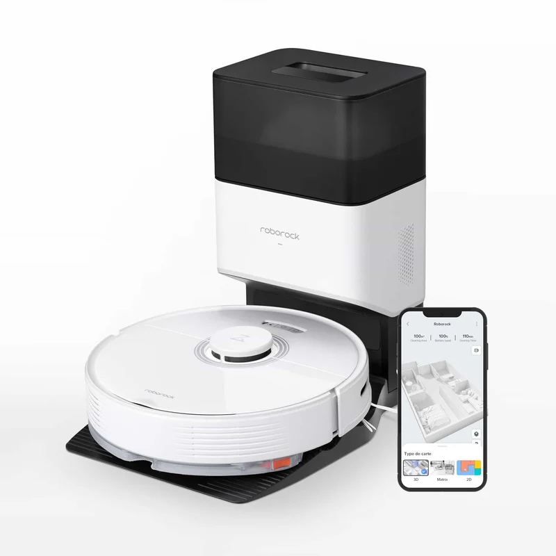 Roborock Q7 Max+ Robot Vacuum with Auto-Empty Dock Pure